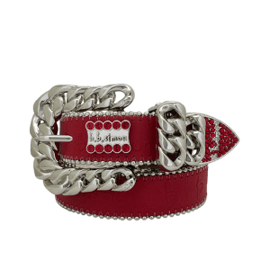 Prestige b.b. Pattern Skinny Red /Silver- Lt.Siam