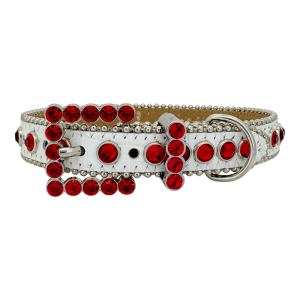 Pet Collar Red /White