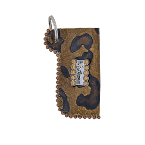 Retractable Lighter Holder -Brown Cheetah