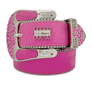 Classic Double b Pink/Silver- Rose