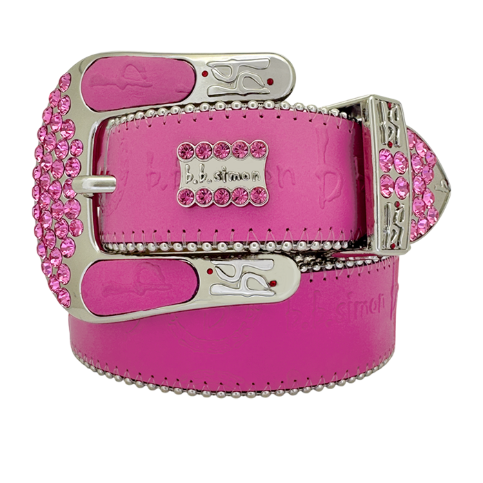 Classic Double b Pink/Silver- Rose - B.B. Simon®