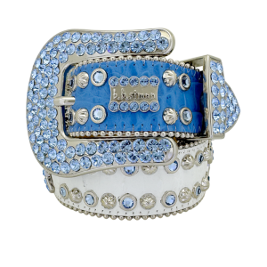 Obsidian Cross- Blue/White- Lt.Sapphire