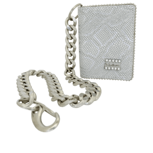 Chain Wallet / Chrome Snake White-Silver