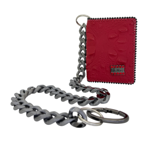 Chain Wallet / Lt.Siam Red-Black