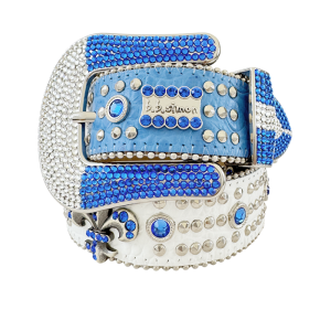 Fleur Blue - White / Sapphire