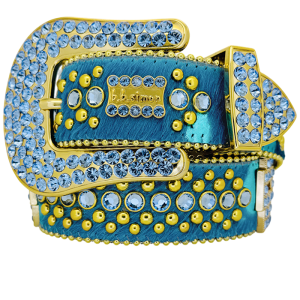 Zafirah -Lt.Sapphire Gold / Blue Acid Wash