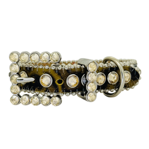 Pet Collar - Brown Panther/ Honey