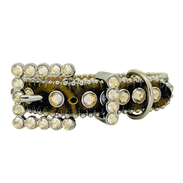 Pet Collar - Brown Panther/ Honey