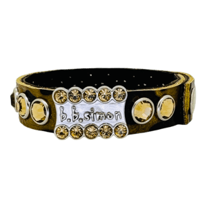 Thin Cuff Brown Panther - Colorado/Silver