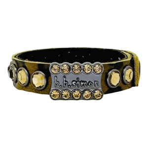 Thin Cuff Brown Panther - Colorado/Black