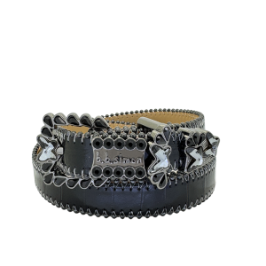 Butterflies Quad – Shiny Black Embossed / Jet