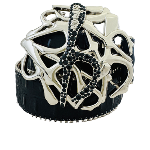 Silver Chaos Crystal 'b'- Jet