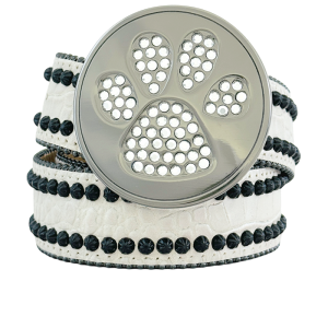 Luxe paw - Silver / White - Chrome