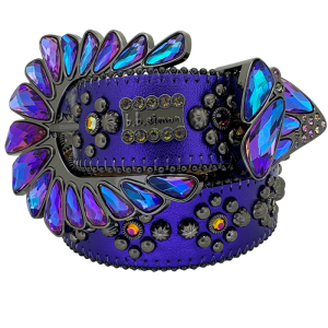 Petals Purple Sheen -Volcano / Black