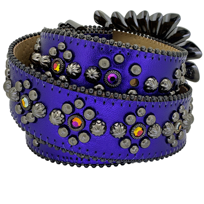 Petals Purple Sheen -Volcano / Black – B.B. Simon®