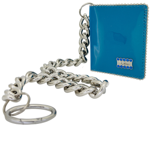 Chain Wallet - Glossy Dark.Blue / Sapphire