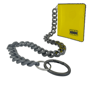 Chain Wallet - Glossy Yellow