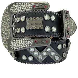 Zigzag Double b Crystal - Black /B.D. - B