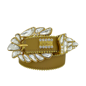 Celestina - Nude / Clear - Gold