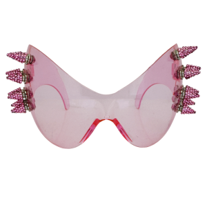 Alien Crystal Sunglasses - Pink / Rose