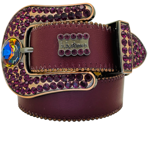 Classic Big Amethyst Crystal- Burgundy