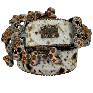 Skull Pile Pony Hair / Sm.Topaz - Copper