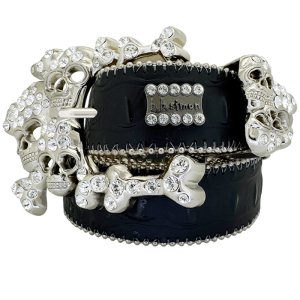 Skull Pile Black / Clear-Silver