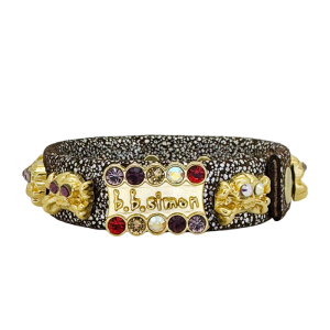 Thin Cuff Skull Gold- Galaxy / Multi