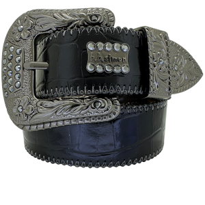 Trojan Classic-Shiny Black Embossed / JetHem