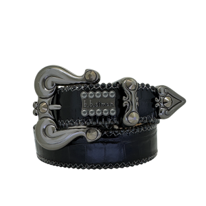 Mariposa / Shiny Black Embossed - JetHem