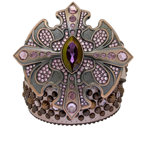 Cross Patonce / Pink Lemonade - Amethyst / Copper