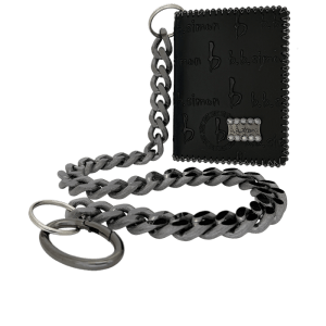 Chain Wallet - bb Pattern Black /JetHem