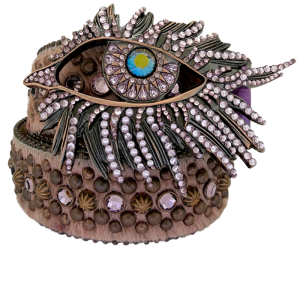 Sentinel Eye Trojan - Acid Wash Pony hair / Lt.Amethyst