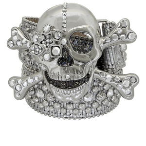 Crystal Eye Skull / Silver - Chrome