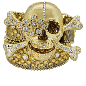 Crystal Eye Skull / Gold - Clear