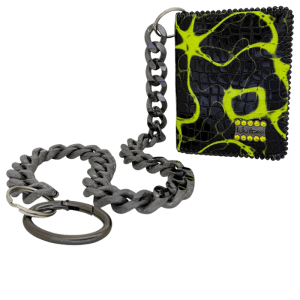 Chain Wallet - Electric Slime Yellow