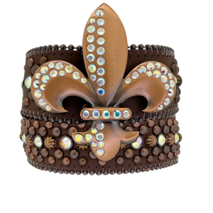 Fleurs De Lis -  AB / Brown