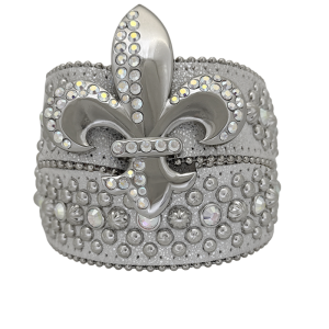 Fleurs De Lis - AB / Silver