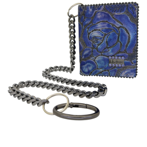 Chain Wallet - Blue Tree / Tanzanite