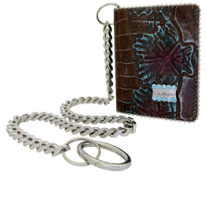 Chain Wallet - Clara / Aquamarine