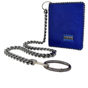 Chain Wallet - Blue Lapis  / Blue Sapphire