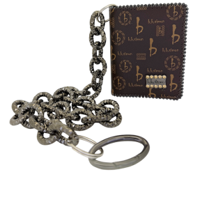 Chain Wallet - Brown BB Pattern / Colorado