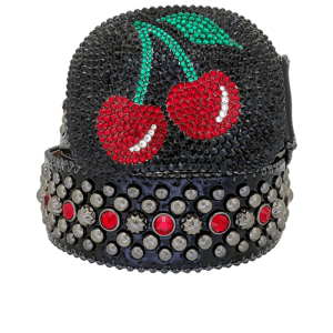 Red Cherries -Trojan/ Glossy Black
