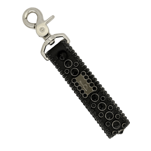 Keychain -Crystal ‘b’ Logo/ Jet-Black