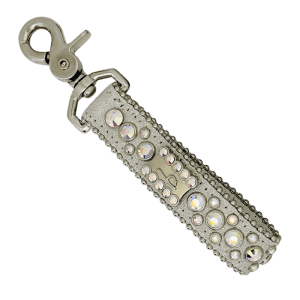 Keychain -Crystal ‘b’ Logo/AB-Silver
