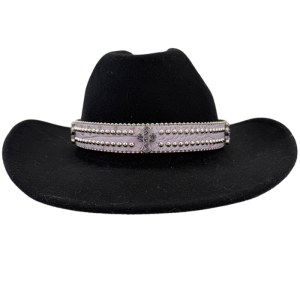 Desert Stone Hat - Purple  Cross- Tanzanite