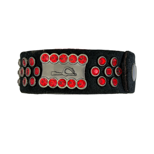 Mini Cuff / Lt.Siam - Black Suede