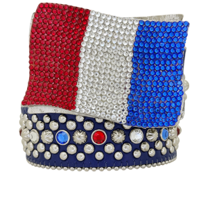 France Flag Crystal
