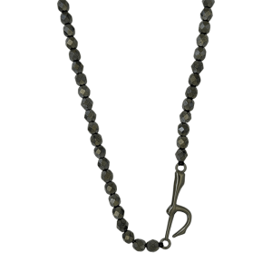 Necklaces Single “b” /Hematite / Black