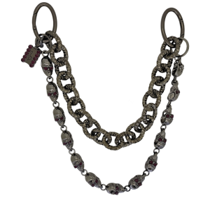 Pants Chain - Amethyst / Black